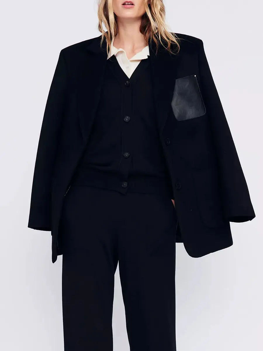 Полупальто из шерсти и кашемира