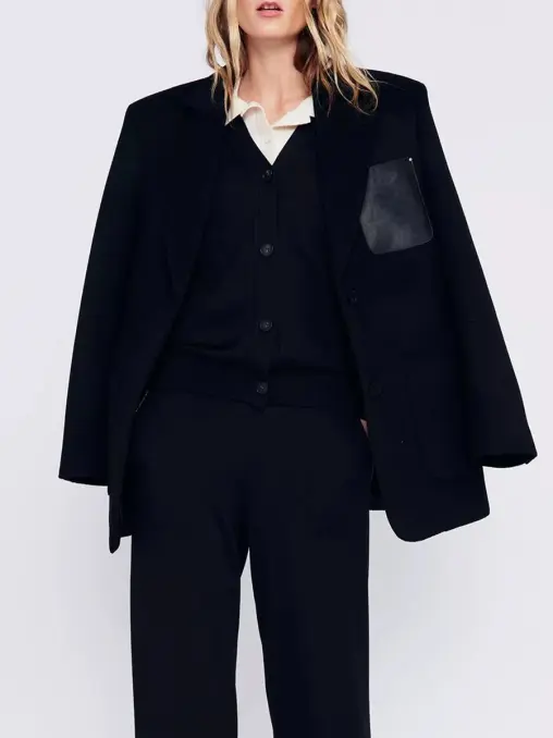 Полупальто из шерсти и кашемира FREE AGE