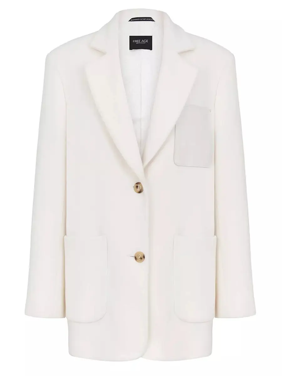 Полупальто из шерсти и кашемира