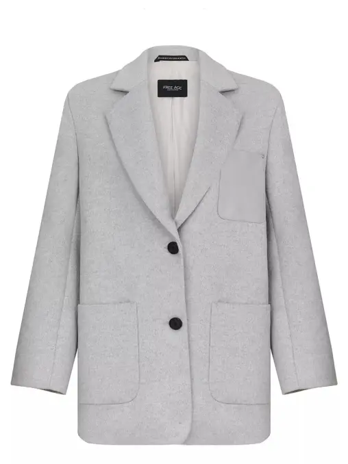 Полупальто из шерсти и кашемира FREE AGE