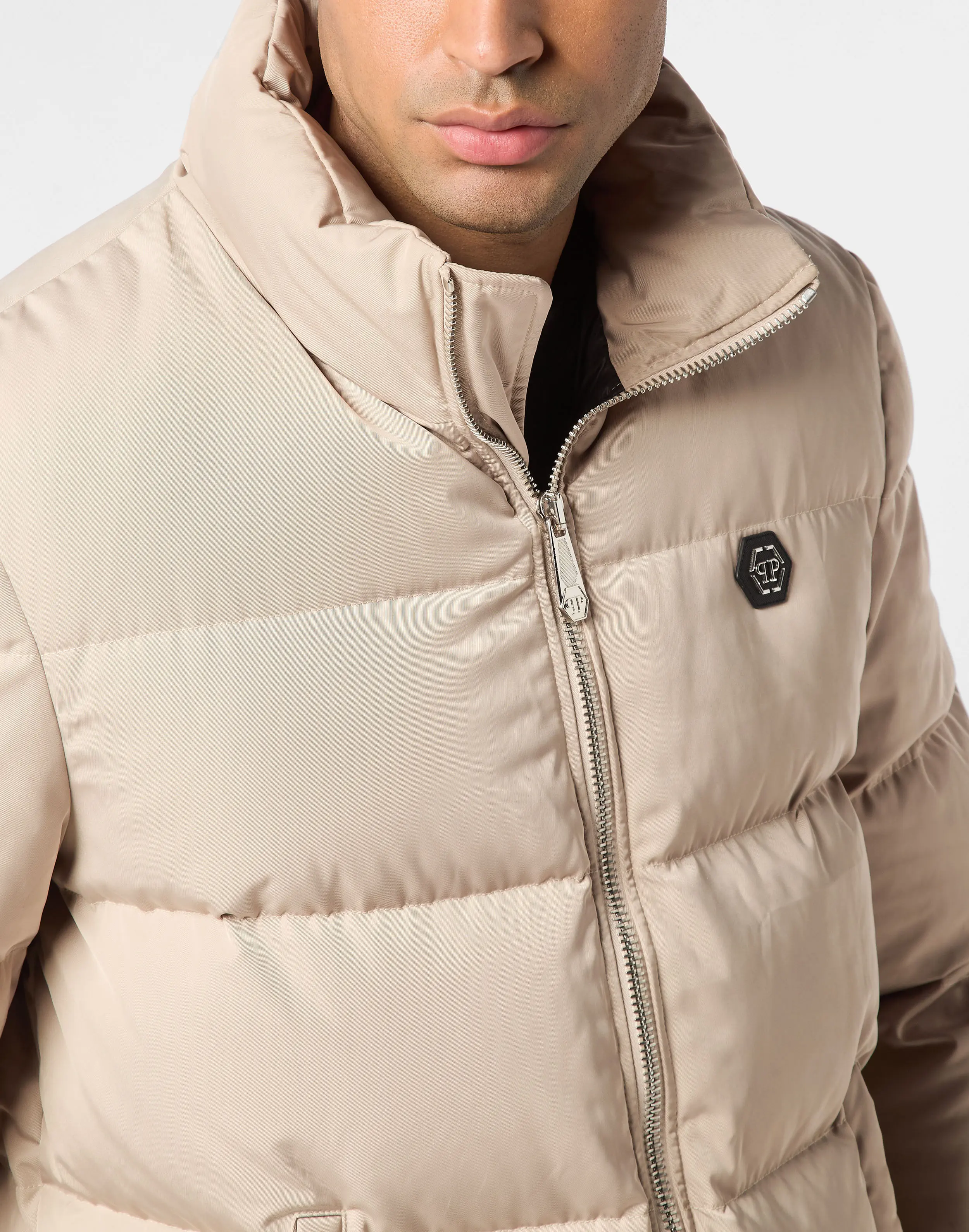 Пуховик стеганый