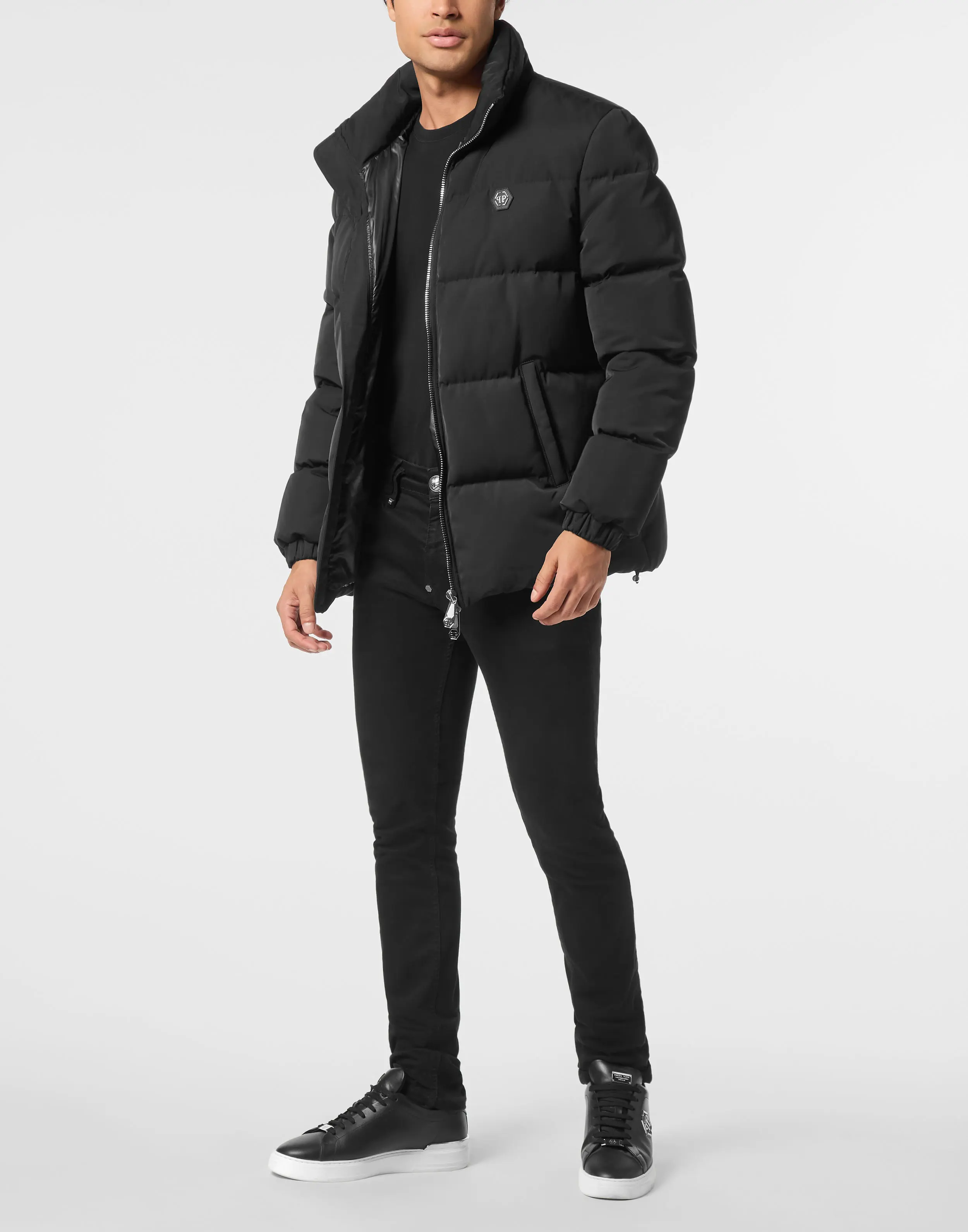 Пуховик стеганый