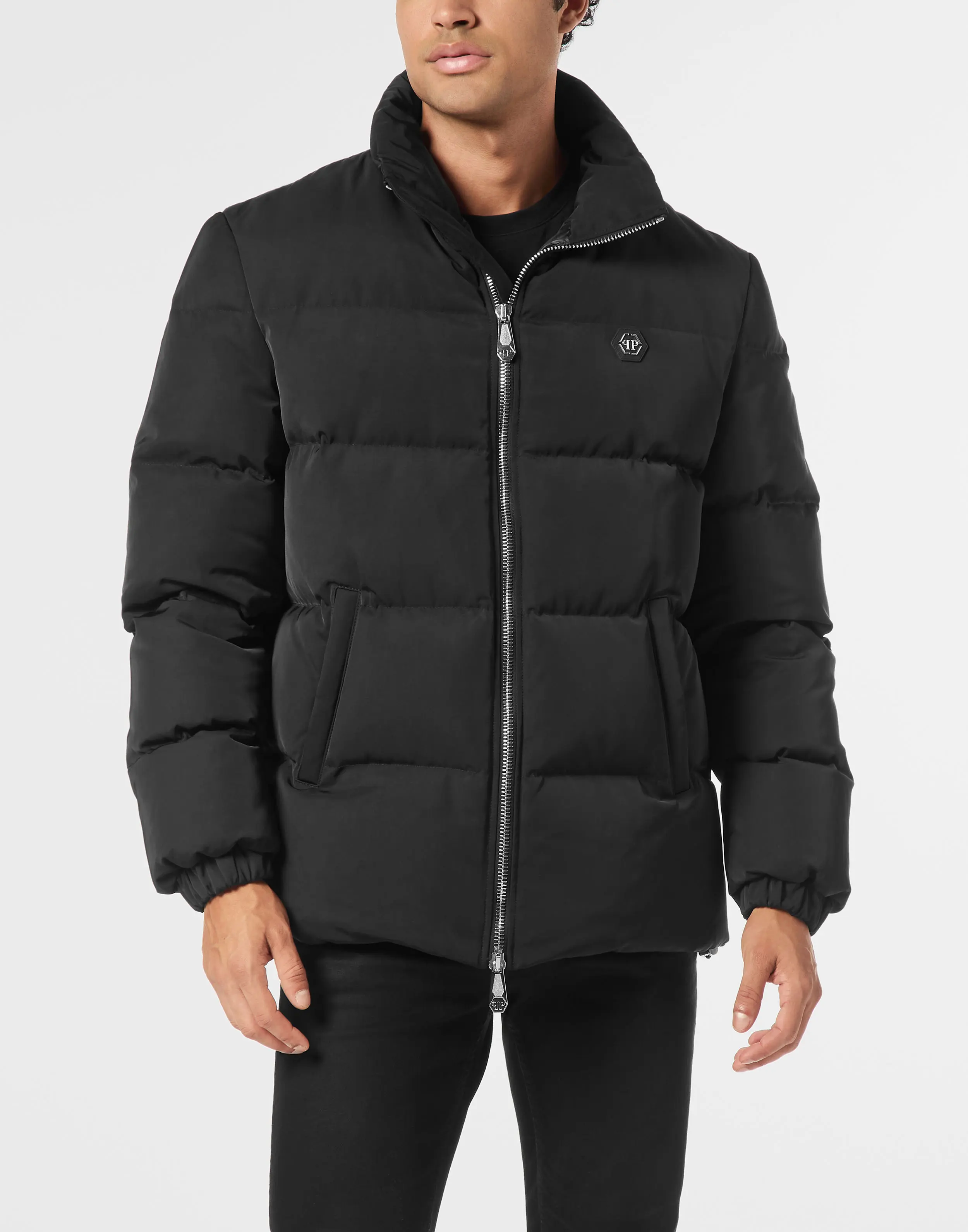 Пуховик стеганый