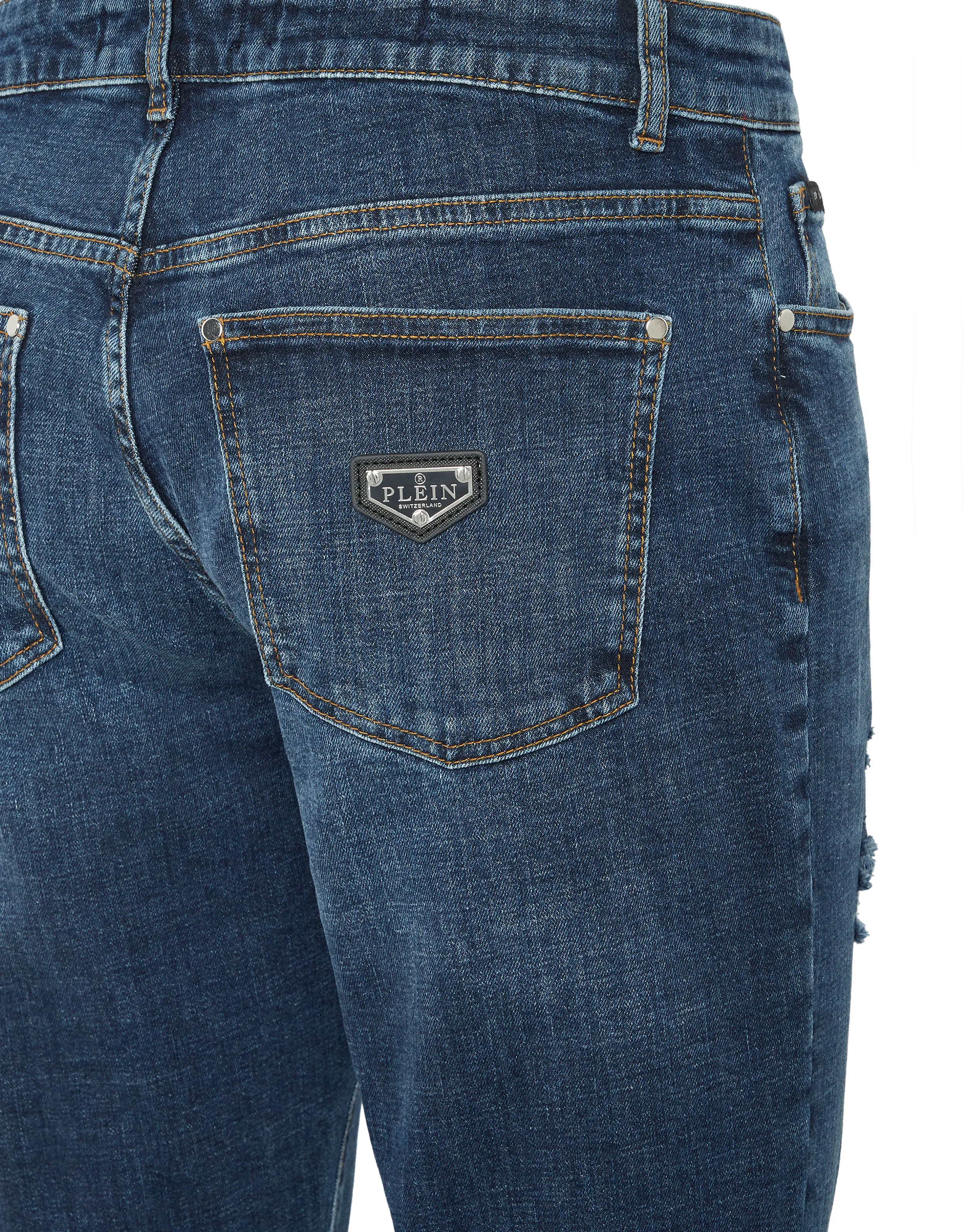 Джинсы хлопковые