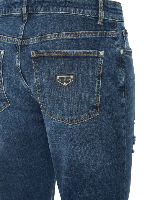 Джинсы хлопковые PHILIPP PLEIN