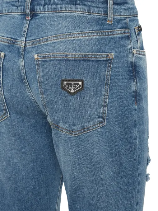 Джинсы хлопковые PHILIPP PLEIN