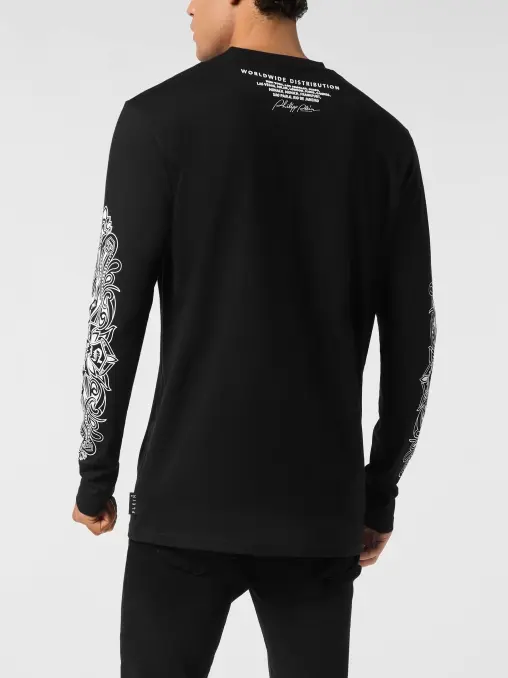 Лонгслив хлопковый PHILIPP PLEIN