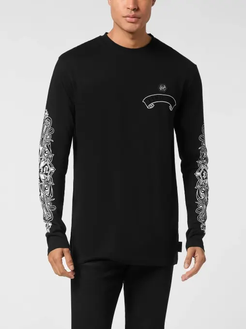 Лонгслив хлопковый PHILIPP PLEIN