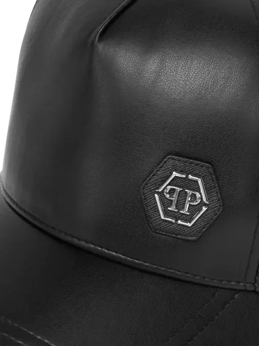 Кепка из экокожи PHILIPP PLEIN