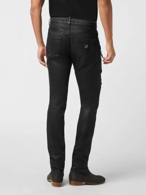 Джинсы хлопковые PHILIPP PLEIN