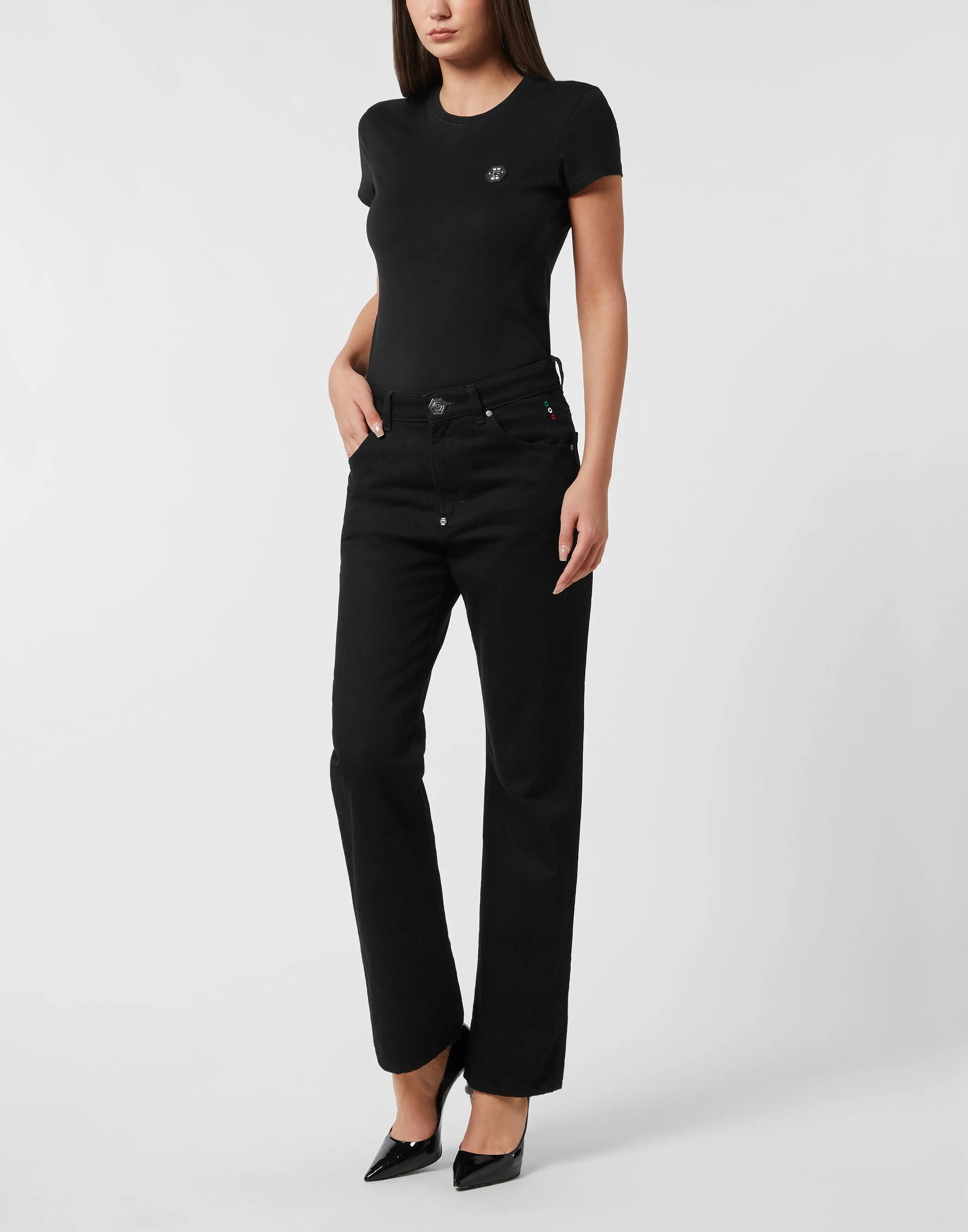 Джинсы хлопковые