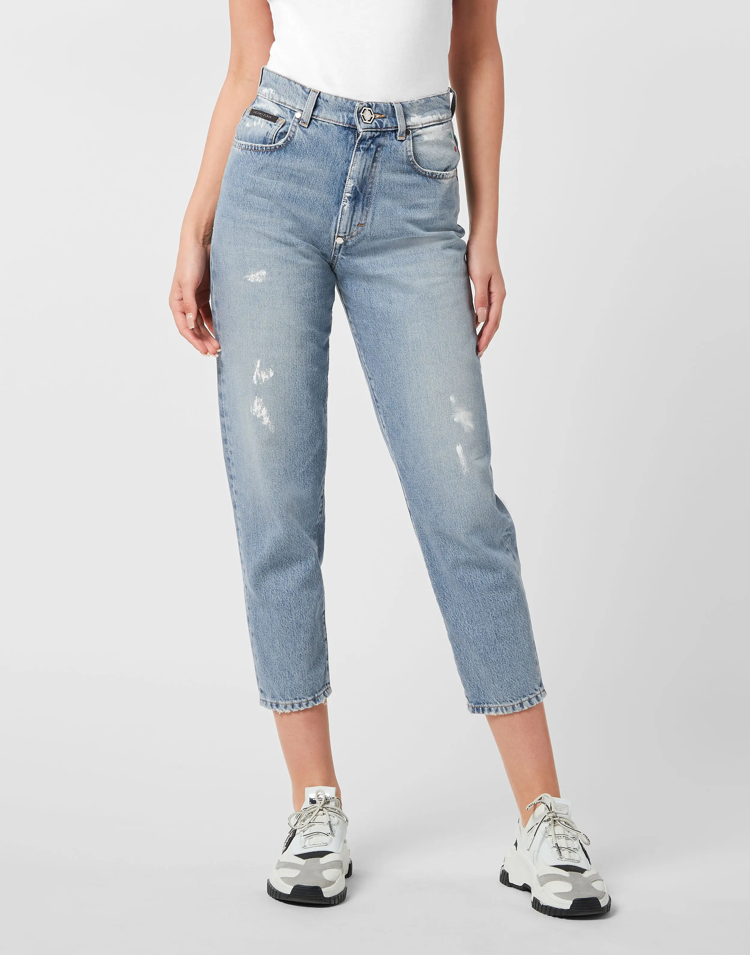 Джинсы хлопковые