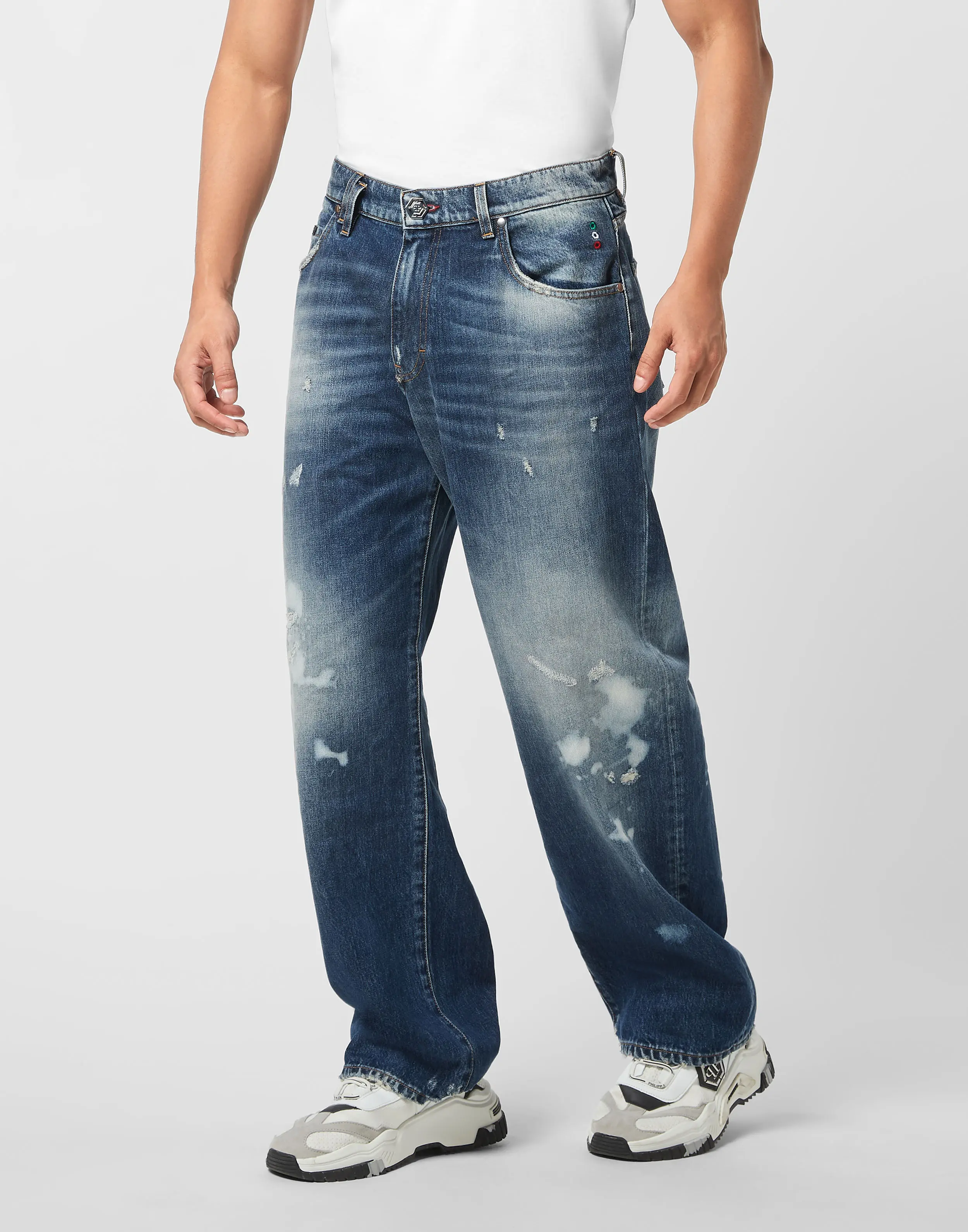 Джинсы хлопковые