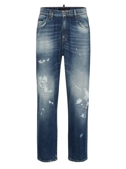 Джинсы хлопковые PHILIPP PLEIN