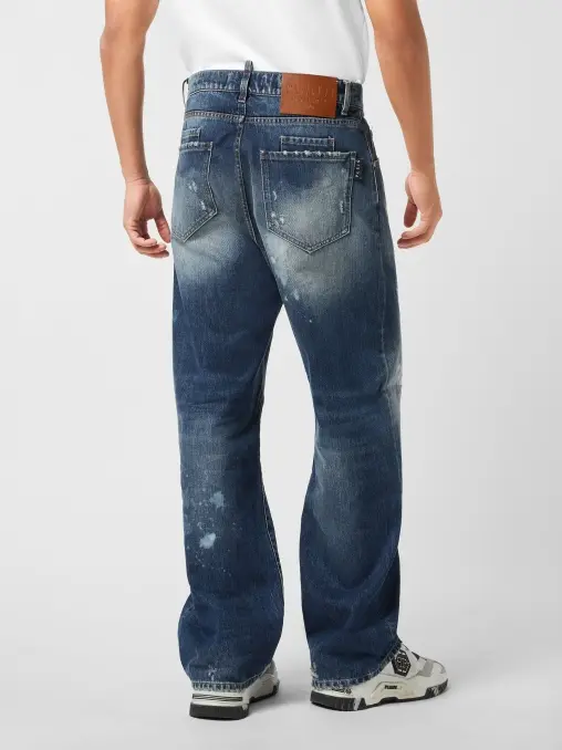 Джинсы хлопковые PHILIPP PLEIN