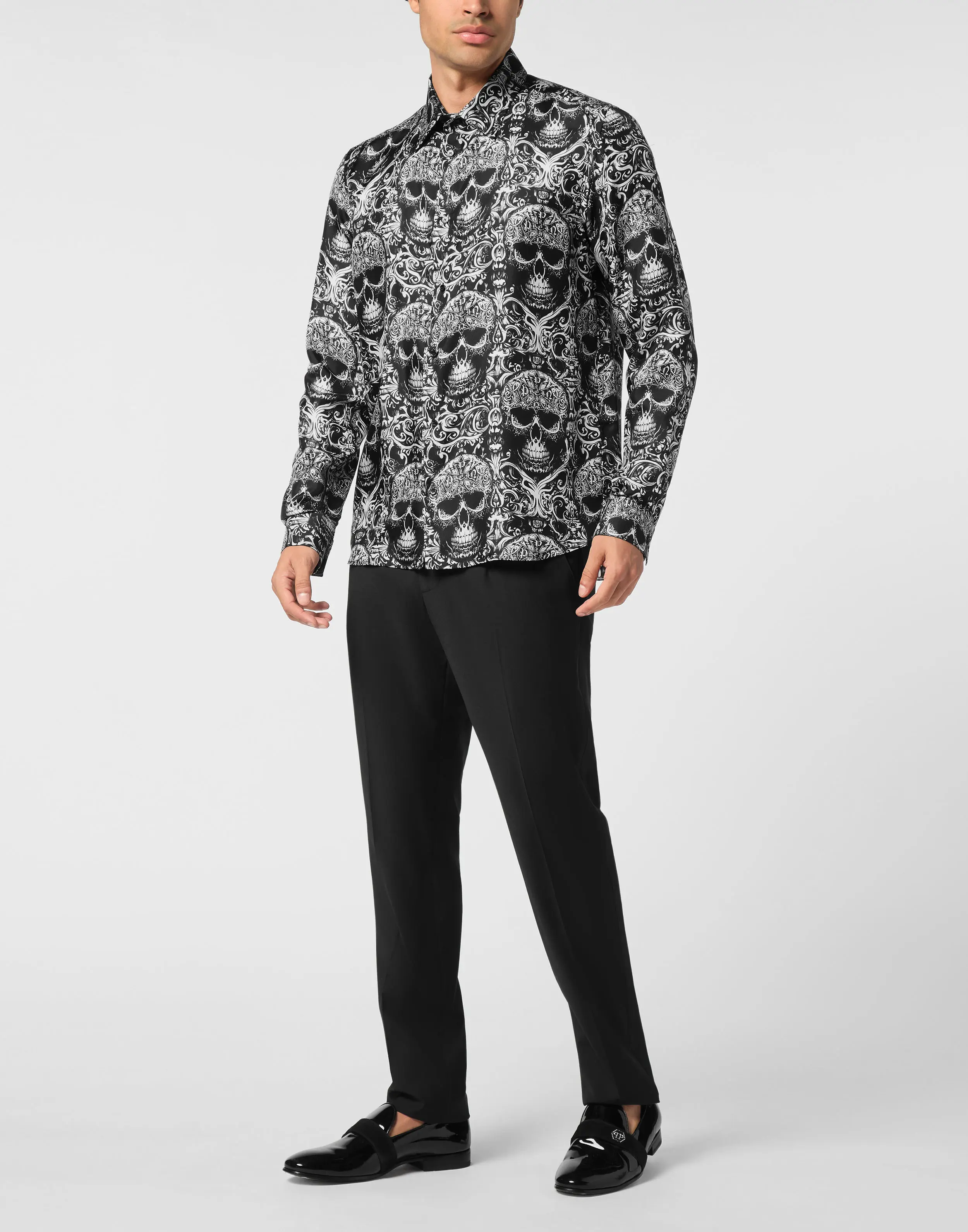 Рубашка шелковая