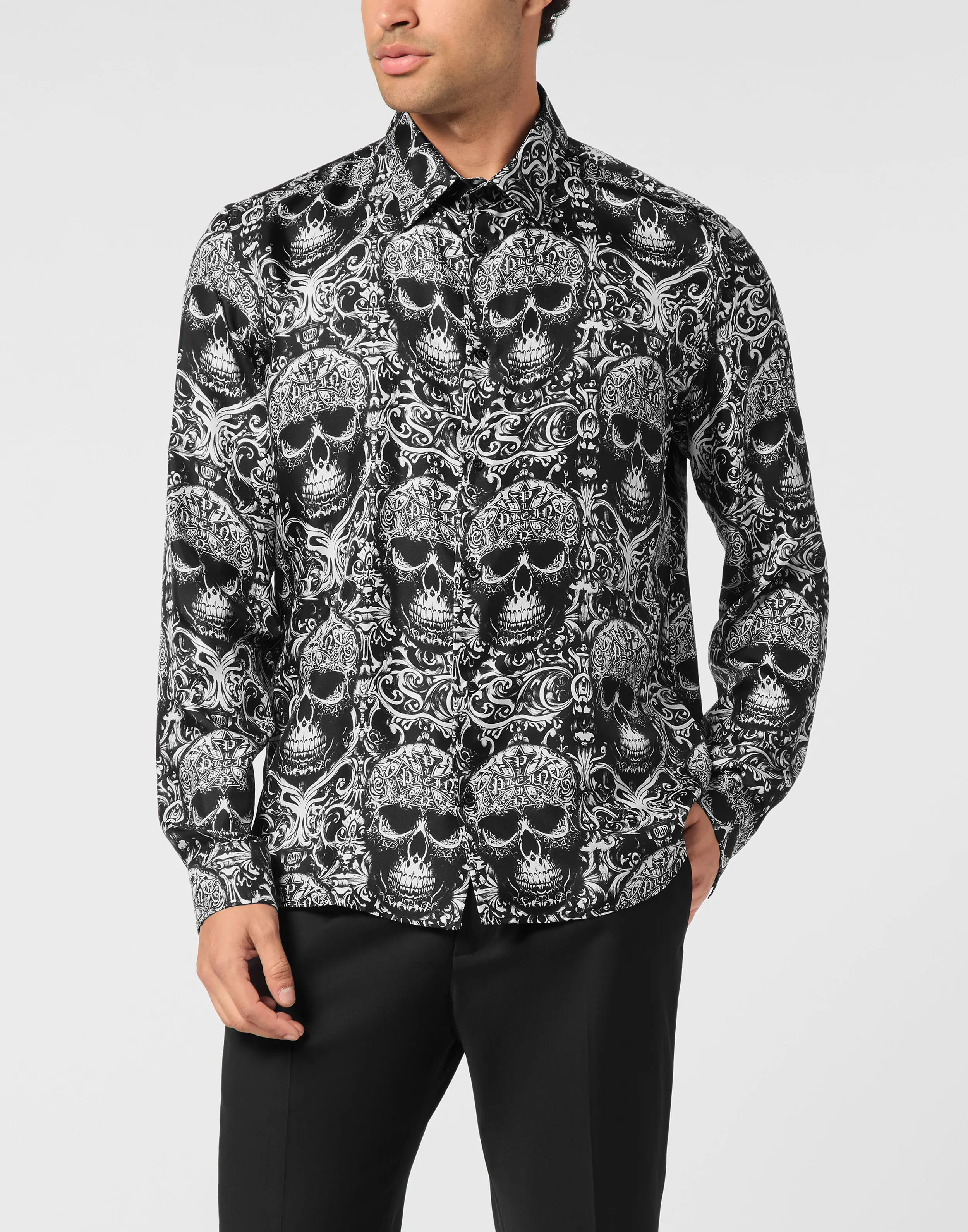 Рубашка шелковая