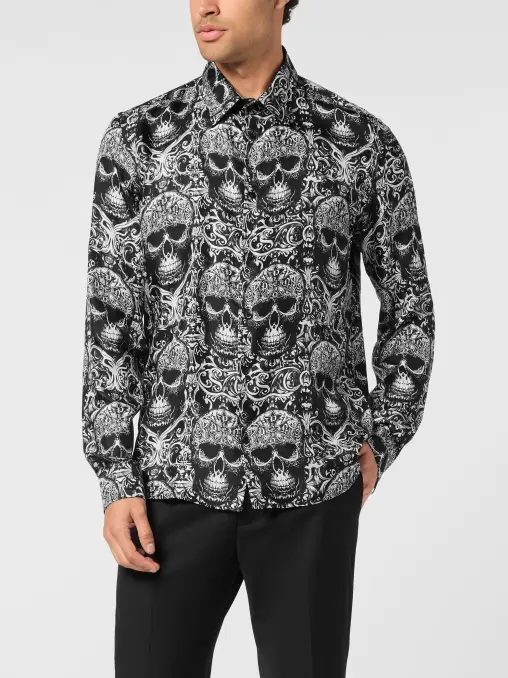 Рубашка шелковая PHILIPP PLEIN