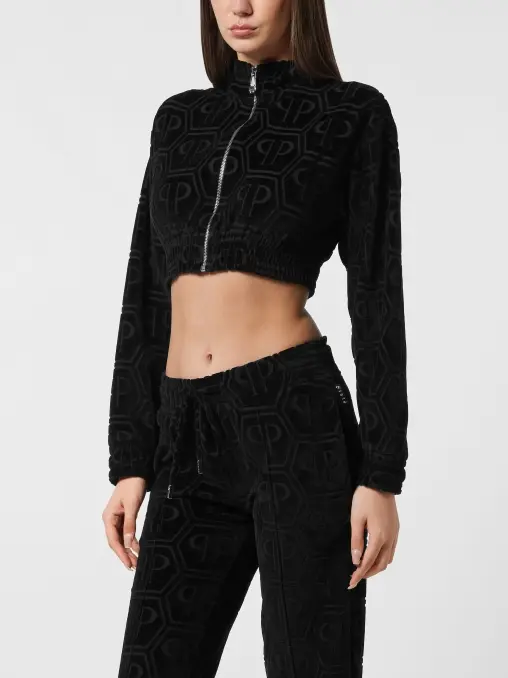 Олимпийка велюровая PHILIPP PLEIN