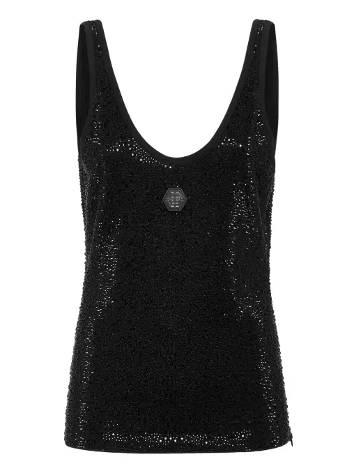 Топ со стразами PHILIPP PLEIN