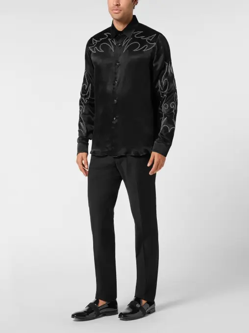 Рубашка из вискозы PHILIPP PLEIN