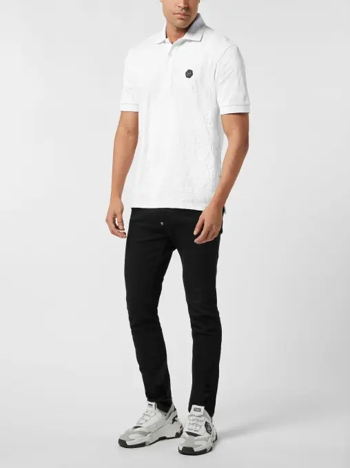 Поло хлопковое PHILIPP PLEIN