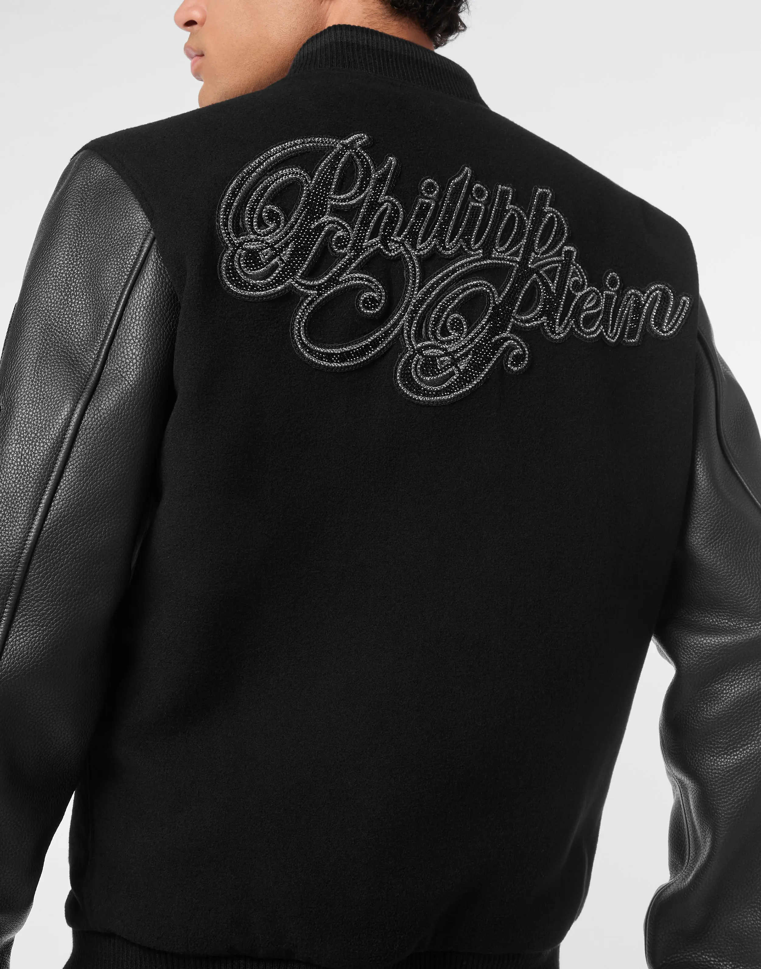 Бомбер комбинированный