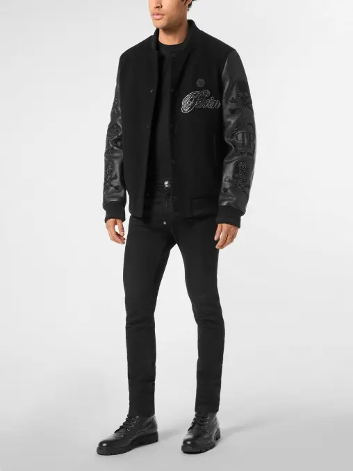 Бомбер комбинированный PHILIPP PLEIN