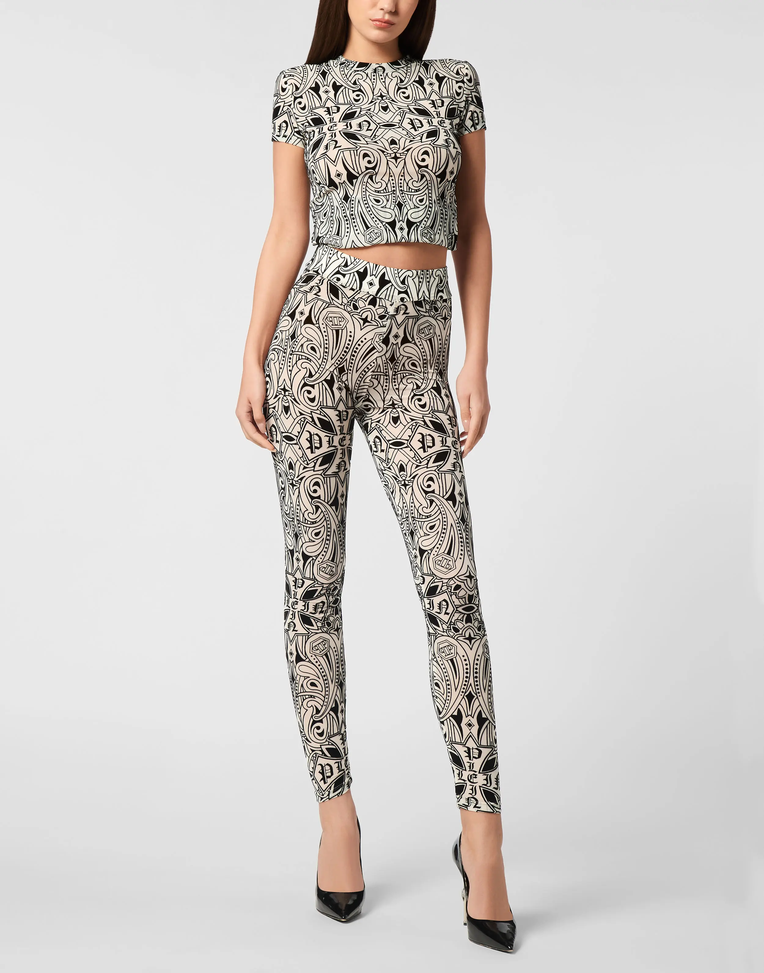 Леггинсы с принтом