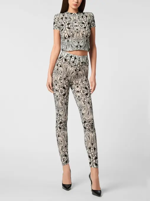 Леггинсы с принтом PHILIPP PLEIN