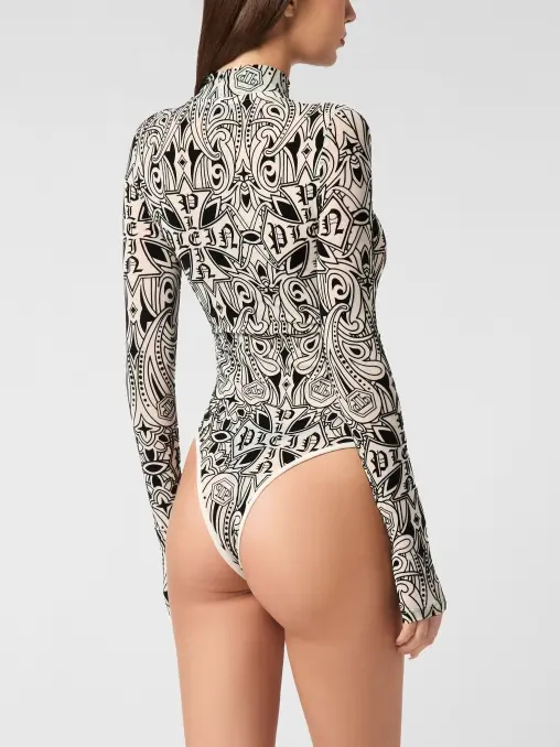 Боди с принтом PHILIPP PLEIN