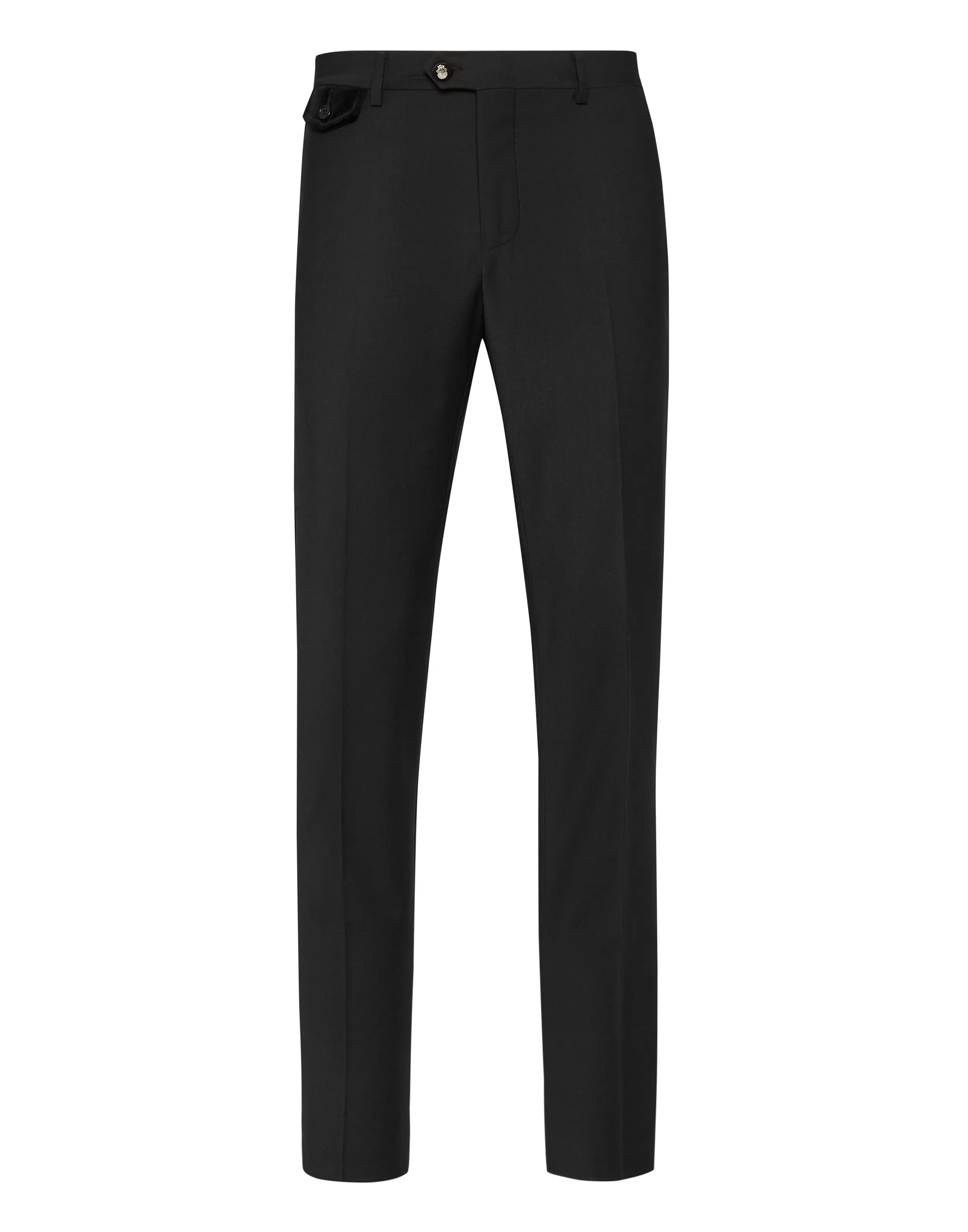 Брюки однотонные