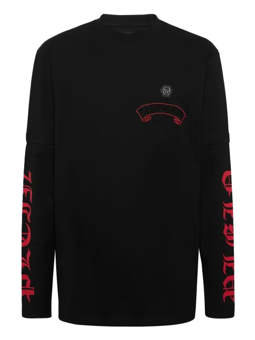 Лонгслив хлопковый PHILIPP PLEIN