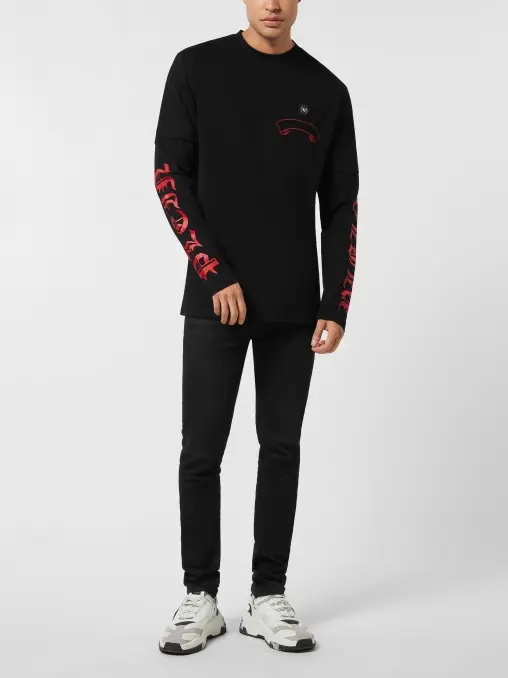 Лонгслив хлопковый PHILIPP PLEIN