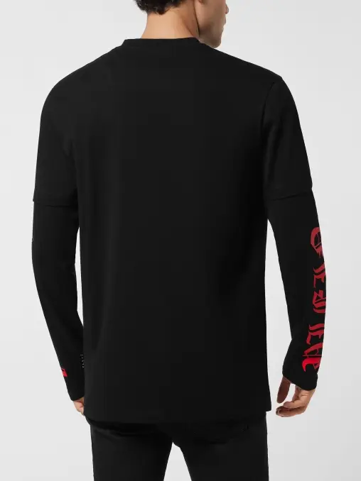 Лонгслив хлопковый PHILIPP PLEIN