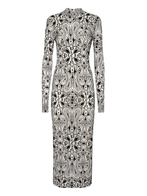 Платье с принтом PHILIPP PLEIN