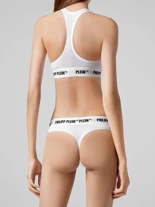 Трусы-стринг из модала и хлопка PHILIPP PLEIN