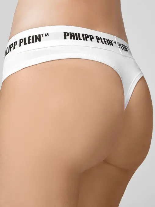 Трусы-стринг из модала и хлопка PHILIPP PLEIN