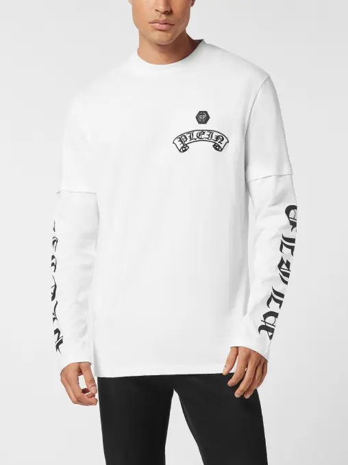 Лонгслив хлопковый PHILIPP PLEIN
