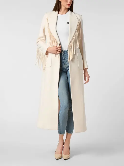 Пальто шерстяное PHILIPP PLEIN