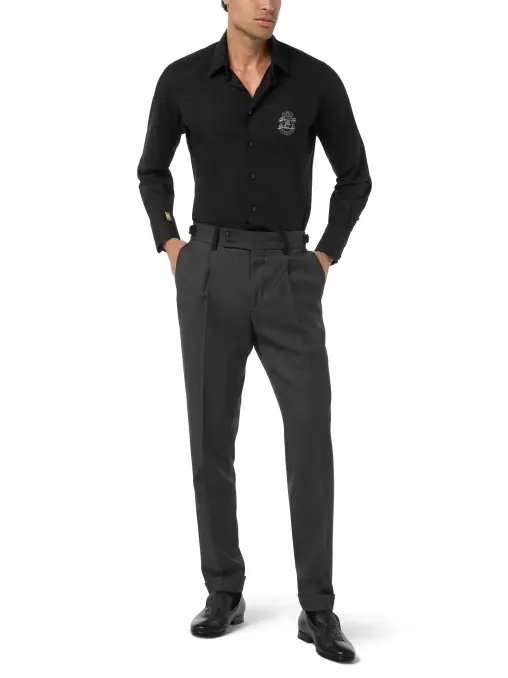 Брюки шерстяные BILLIONAIRE