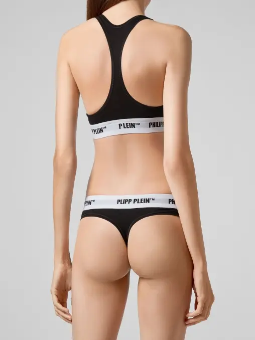 Трусы-стринг из модала и хлопка PHILIPP PLEIN