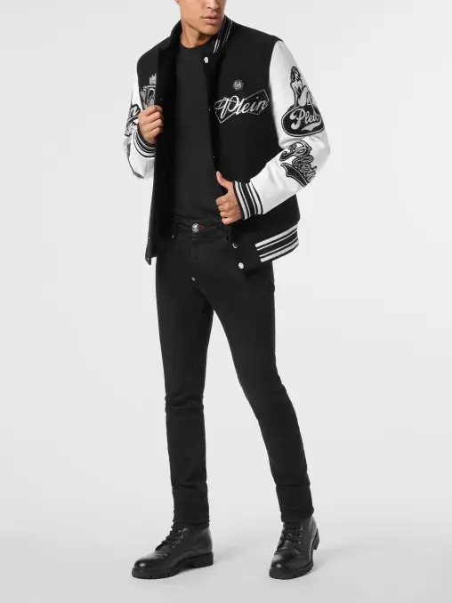 Бомбер комбинированный PHILIPP PLEIN