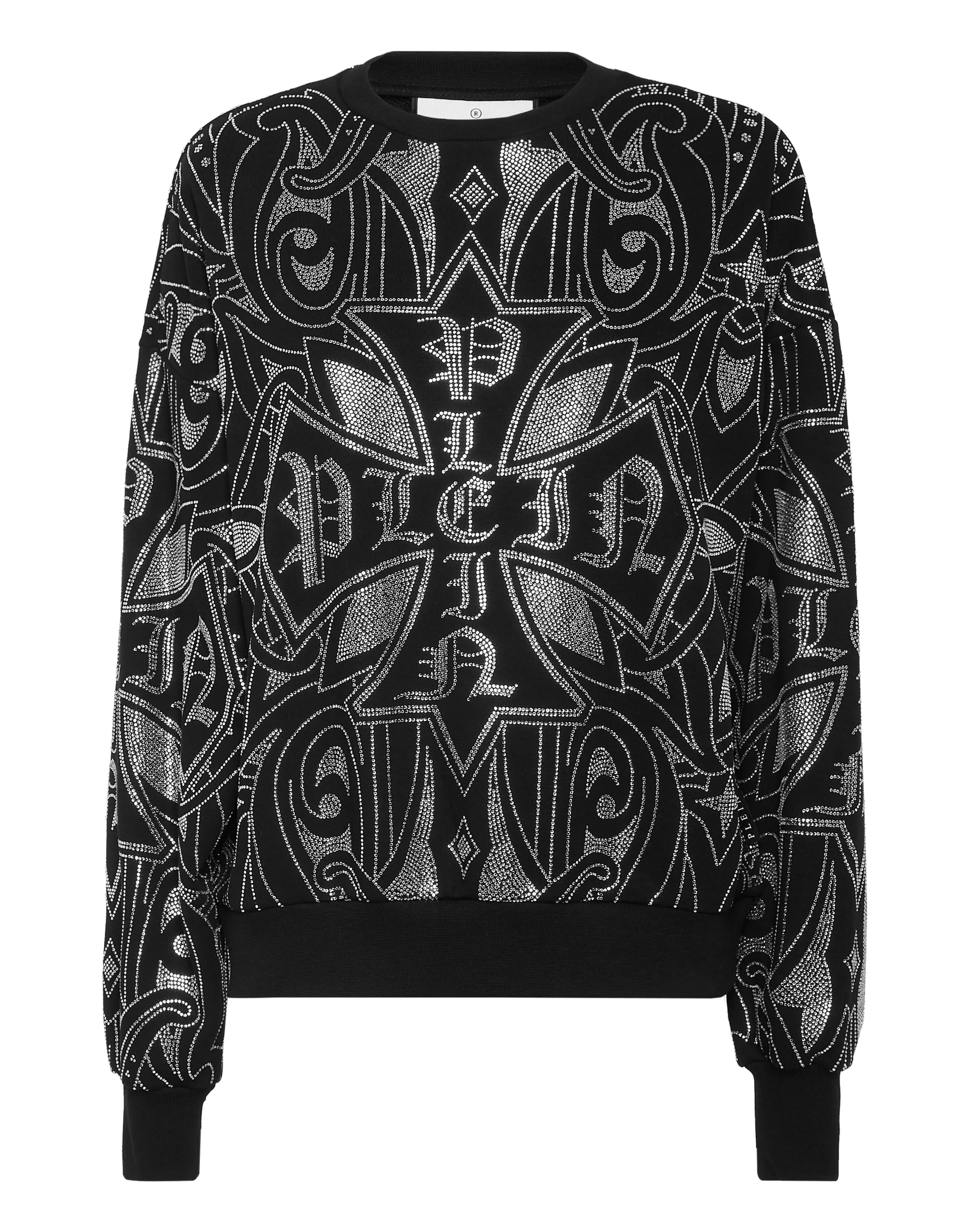 Толстовка со стразами