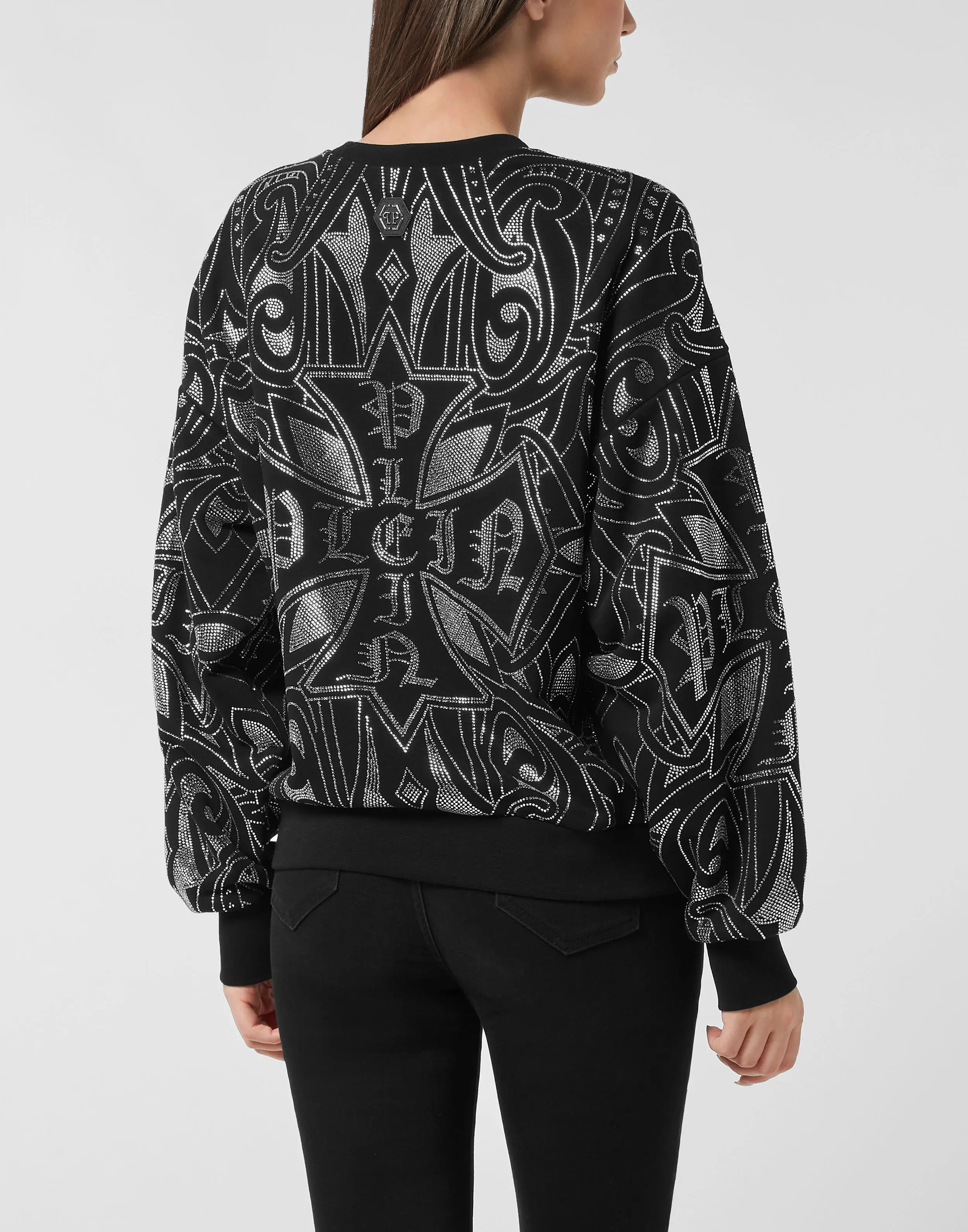 Толстовка со стразами