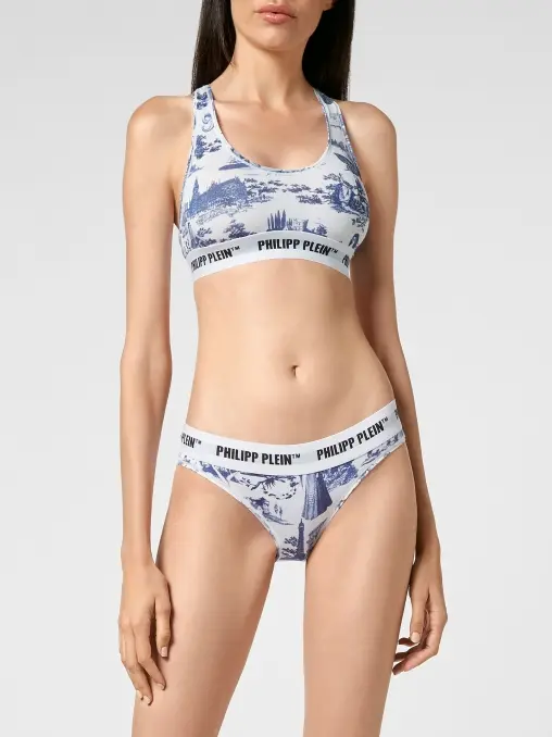 Трусы-слип из хлопка и модала PHILIPP PLEIN