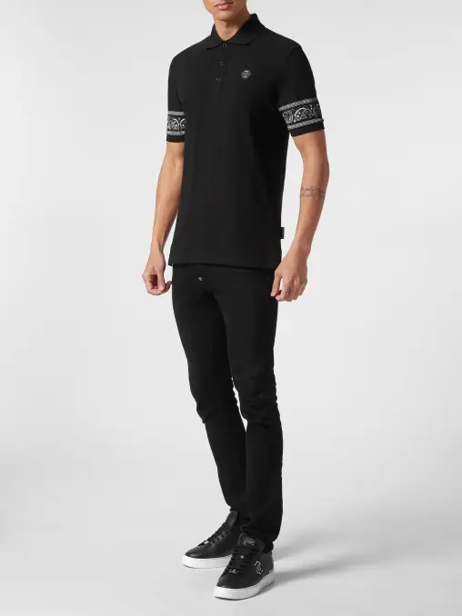 Поло хлопковое PHILIPP PLEIN