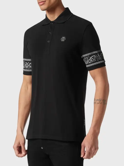 Поло хлопковое PHILIPP PLEIN