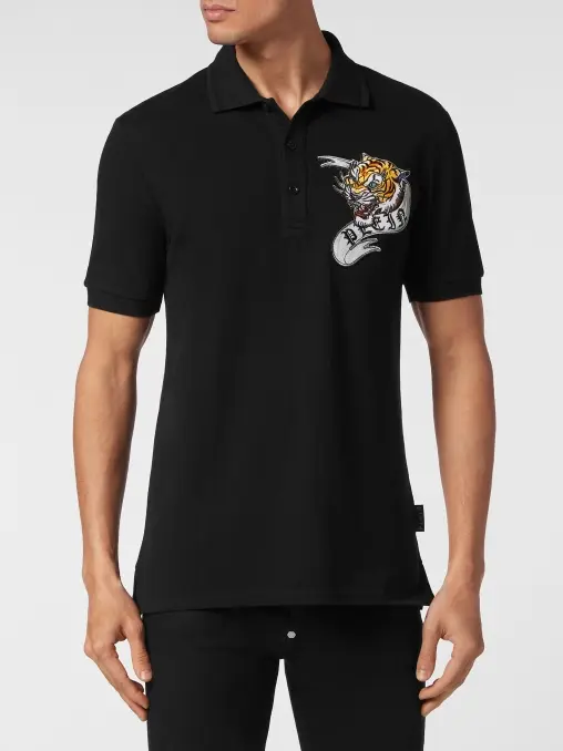 Поло хлопковое PHILIPP PLEIN