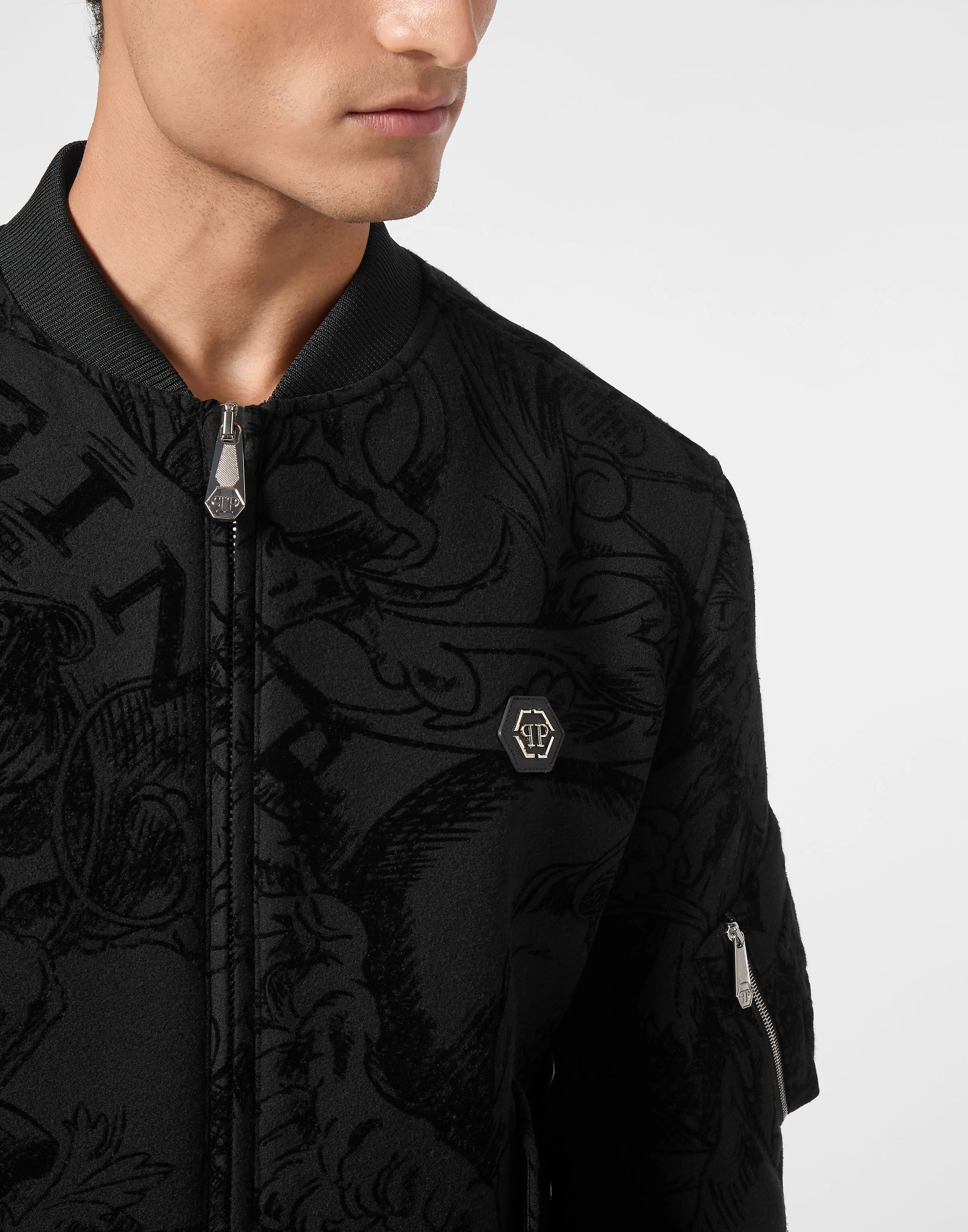 Бомбер шерстяной